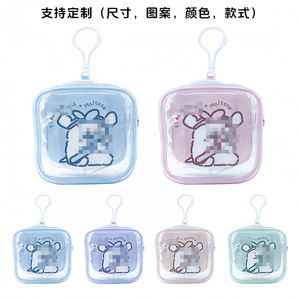 ถุงซิปพลาสติกพีวีซีแบบซิปล็อกย่อยสลายได้ถุงเครื่องสำอางพีวีซีพิมพ์สกรีนบรรจุภัณฑ์ - Product Image 5