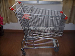 RH-SM210 <span class=keywords><strong>210l</strong></span> अमेरिकी शैली सुपरमार्केट शॉपिंग ट्रॉलियों और गाड़ियां सुपर शॉपिंग कार्ट ट्राली - Product Image 4