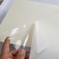Papier autocollant blanc translucide Washi A4 entier transparent pour imprimante à jet d'encre