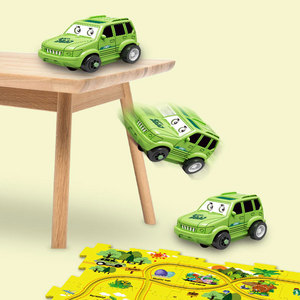 Juguete de Tren <span class=keywords><strong>El</strong></span>éctrico con Temática de Dinosaurios, Océano y Espacio para Niños, Juego de Pistas de Ensamblaje DIY, Vehículo de Juguete con Pista Deslizante - Product Image 3