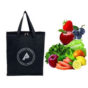 Sac isotherme non tissé portable fourre-tout isolé en aluminium réutilisable pour l'épicerie alimentaire thermique avec fonction étanche - Product Image 4