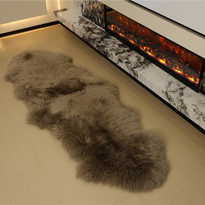 Tappeto in pelle di pecora tappeto in pelle di agnello capelli lunghi tappeto in pelle di pecora <span class=keywords><strong>per</strong></span> casa cucina ufficio Hotel sala <span class=keywords><strong>da</strong></span> pranzo - Product Image 2