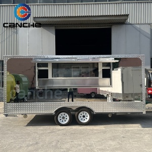 Remolque de concesión de camión de comida de gran oferta/camiones de comida móviles/remolque de café de alta calidad a la venta con certificado CE - Product Image 1