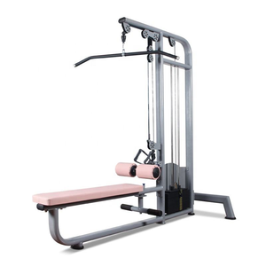Machine de musculation professionnelle double fonction (Lat Pulldown et Rameur) recommandée par les entraîneurs pour l'entraînement du dos en salle de sport - Product Image 2