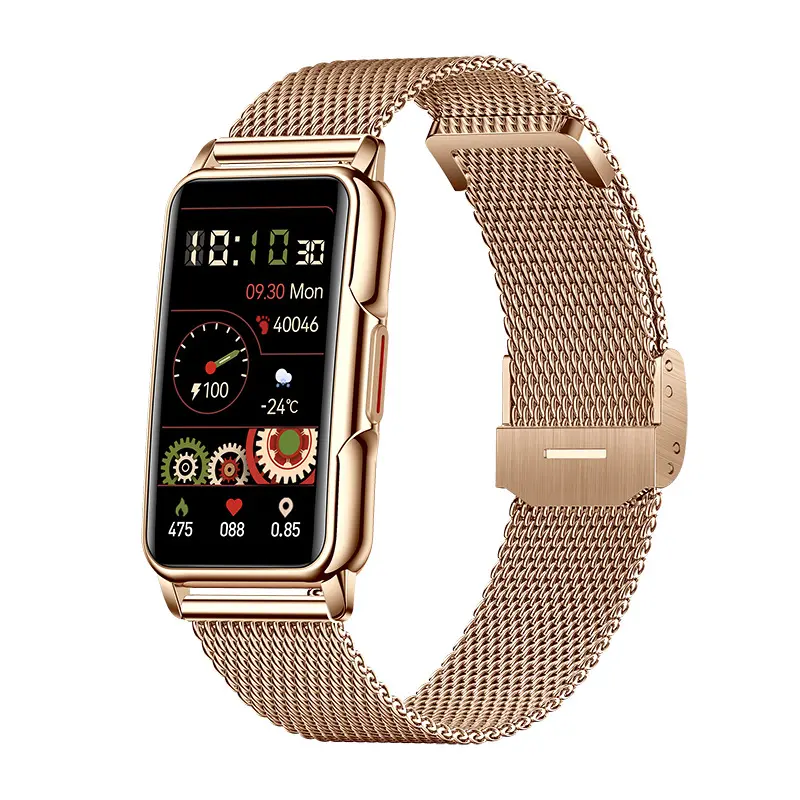 फैशन स्मार्ट घड़ी H80 असली खून ऑक्सीजन निगरानी निविड़ अंधकार महिलाओं Reloj के लिए कम बिजली की खपत Smartwatch स्मार्ट घड़ी