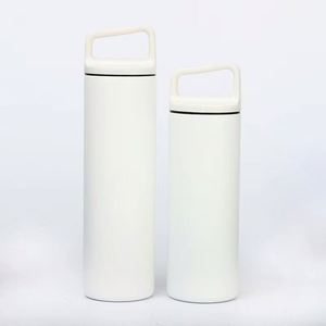2025 Hot Selling <b>Reusable</b> Vacuum Insulated Wide Mouth Stainless Steel Water Bottle <b>with</b> Handle <b>Lid</b> - Product Image 4