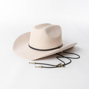 Chapeau Fedora Western Vintage Australien en Pure Laine Classique à Large Bord pour <span class=keywords><strong>Cowboy</strong></span> et Cowgirl, Idéal pour Fêtes et Activités de Plein Air, Unisexe, Vente en Gros - Product Image 4