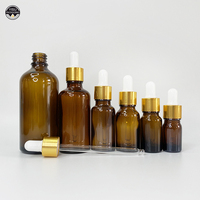 Bouteille d'acupuncture personnalisée, 30 ml, flacon compte gouttes en verre, rond, blanc, pour huile essentielle, avec pipette grade
