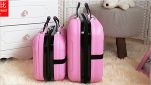 14/16 Inch <strong>Small</strong> Hand Plastic Makeup Bag Beauty case Makeup <strong>Suitcase</strong> for Travelling - Product Image 6