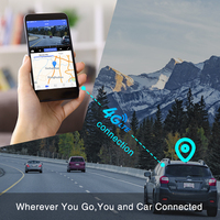 4K X20 Dashcam Lente dual delantera y trasera Coche DVR 3,2 pulgadas IPS Dash Cam Car Black Box Night Vision Dash Camera