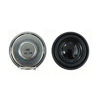 Speaker Multimedia Full Range Flens Persegi 40mm 1,57 inci, Loudspeaker Mini Magnet Kuat 4 Ohm 3/5W untuk Peralatan Rumah Pintar