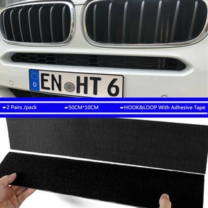 Autocollant de <span class=keywords><strong>plaque</strong></span> d'immatriculation allemand largement utilisé support de <span class=keywords><strong>plaque</strong></span> d'immatriculation de voiture crochet et boucle adhésif - Product Image 4