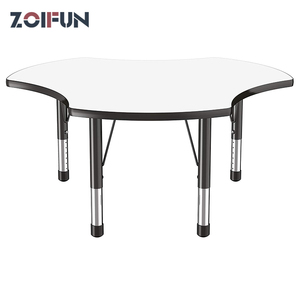 Table réglable en hauteur pour enfants de maternelle, de garderie et de pré-école, facile à nettoyer, prix abordable, qualité supérieure, design agréable, antibactérienne - Product Image 2