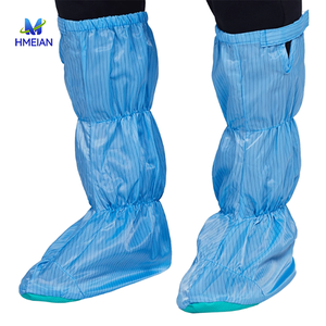 ผลิตภัณฑ์เพื่อความปลอดภัยในอุตสาหกรรมเซมิคอนดักเตอร์  ผ้าคลุมรองเท้าป้องกันไฟฟ้าสถิตย์  แบบใช้ซ้ำได้และซักได้  สำหรับห้องคลีนรูม  ป้องกันการลื่น  ผ้าคลุมรองเท้า ESD - Product Image 1