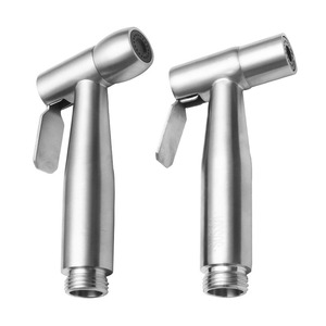 SUS304 Stainless Steel Pressurized Bidet Sprayer With Brushed Finish For Toilet And Kitchen Use - Product Image 4