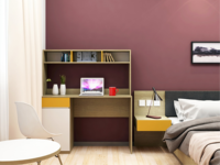 Ensemble de meubles de chambre d'hôtel 5 étoiles sur mesure ATWOKA, mobilier moderne pour chambre d'hôtes avec bois massif