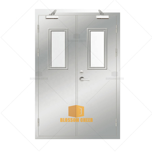 Top Fashion Custom for Hotel <strong>Fire</strong>-Resistant <strong>Steel</strong> <strong>Door</strong> Fireproof Soundproof Laminate Skin Panels Finished <strong>Fire</strong> <strong>Doors</strong> - Product Image 6