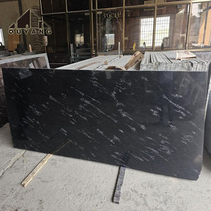 Table à manger en granit poli noir pour projets immobiliers, comptoir <span class=keywords><strong>de</strong></span> cuisine en granit noir – Vente en gros à prix abordable - Product Image 2