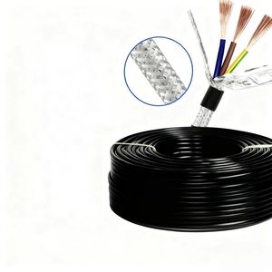 Câble souple blindé RVVP - 2/3/4 conducteurs - Câble <span class=keywords><strong>de</strong></span> signalisation et <span class=keywords><strong>de</strong></span> commande - Cuivre isolé PVC - Conforme ROHS - Indice <span class=keywords><strong>de</strong></span> protection IP68 - Bobine <span class=keywords><strong>de</strong></span> 100 m - Product Image 5