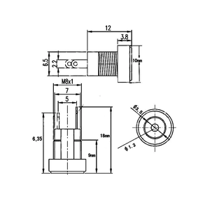 DC cung cấp điện Jack ổ cắm 3.5 mét 1.35 mét cắm <span class=keywords><strong>Adapter</strong></span> 2 loại thiết bị đầu cuối mạ vàng nữ bảng điều chỉnh núi DC-022B - Product Image 4