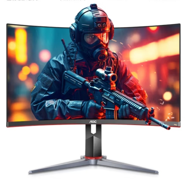 AOC CQ27G2 27-inch 2K Curved Monitor for Gaming 144hz VA Panel Anti Blue Light Screen 1ms Support FreeSync