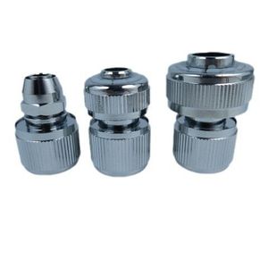 Copper Electroplated Hose Connector 3-4-6 Point Water Pipe Adapter For Car Wash Faucet Quick Connect Plug In Type - Product Image 1