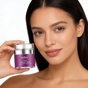 Crème raffermissante pour le cou avancée, acide hyaluronique, lifting des rides, resserrement de <span class=keywords><strong>la</strong></span> <span class=keywords><strong>peau</strong></span>, anti-âge, hydratation intense, Sylax - Product Image 1