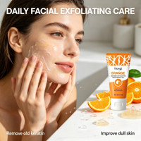 Natuurlijke Oranje Enzymen Gezichts Exfoliërende Gel Zachte Huidpolijstgel Verheldert de Huidtint Verwijdert Dode Huidcellen Groothandel