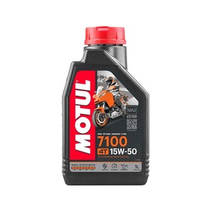 Aceite de Motor Motul 7100 15W-50 4T 1L Lubricante Sintético para Motocicleta Envase de Plástico Hecho en Italia - Product Image 1