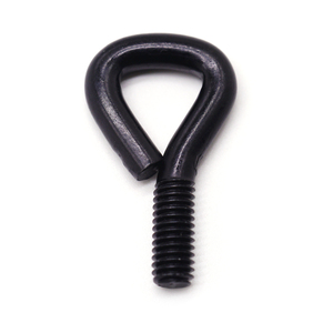 Vis à œil de mouton noire, haute précision, pour installations de quincaillerie, fixations décoratives pour cordes, garantissant un accrochage sécurisé - Product Image 3