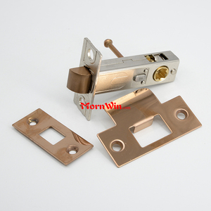 Chiavistello da bagno con chiusura a chiusura per porta in oro rosa da 60mm - Product Image 2