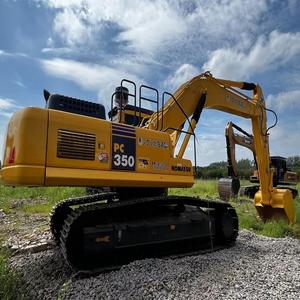 Excavatrice hydraulique sur chenilles 35 tonnes Komatsu PC350 d'occasion en vente chaude avec boîte de vitesses pour moteur central - Product Image 2