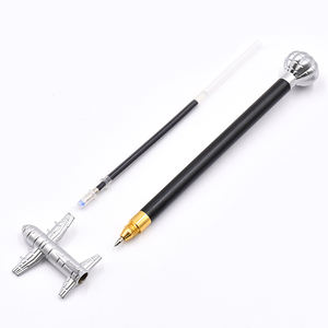 Nouveau design de stylo gel de recharge remplaçable en alliage de zinc modèle d'avion <span class=keywords><strong>Jedi</strong></span> Game Style 20cm - Product Image 1