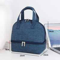 Sac à déjeuner isotherme pour adulte, petit et mignon, grande capacité, pour le travail, les pique-niques et les voyages