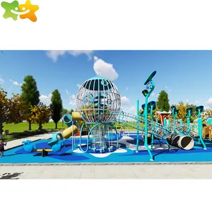 आउटडोर पार्क निर्माता बच्चों के आउटडोर खिलौने खेल का मैदान बच्चों के आउटडोर खेल का मैदान उपकरण