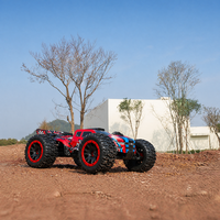Voiture RC professionnelle HNR Racing MARS-X 1/8 échelle, Monster Truck Brushless 4CH 4WD RTR, vitesse élevée 90 km/h, 2.4G, résine et métal