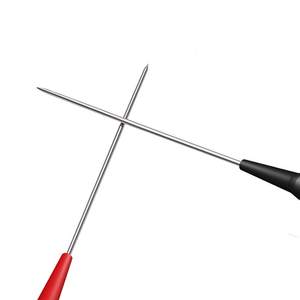 كليكي 5 قطع من إبر الاختبار الطويلة 0.7 مم، إبر اختراق العزل غير المتلفة، من الفولاذ المقاوم للصدأ، للمقياس المتعدد 4 مم - Product Image 2