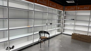 Estantes para tienda Estantes de supermercado a gran escala Estantes de exhibición con caja de luz Tableros publicitarios Sistema de estante de pedido - Product Image 4