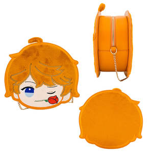 Sac à dos en cuir PU personnalisé, anti-odeur, en forme de poupée ronde, style Kawaii, sac à bandoulière Ita en peluche, sacs en cuir végétalien pour filles - Product Image 2