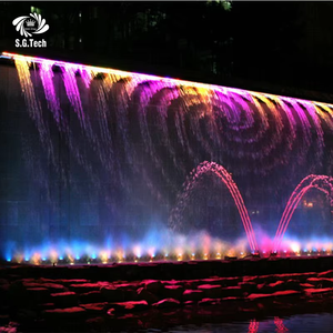 ม่านน้ำสแตนเลส304แบบดิจิตอลเส้นตรงม่านน้ำปรับได้สำหรับการแสดงเชิงพาณิชย์โรงแรมห้างสรรพสินค้า - Product Image 2