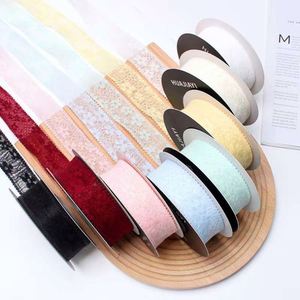Nouveau Rouleau de Ruban en Dentelle de Luxe 3cm*10Y, Ruban en Gaze Vierge pour Emballage Cadeau Floral - Product Image 4