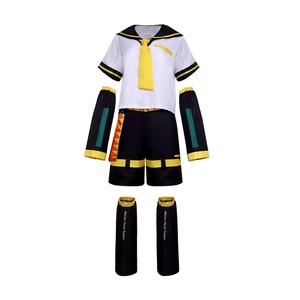 ชุดคอสเพลย์ <span class=keywords><strong>Rin</strong></span> <span class=keywords><strong>Len</strong></span> ชุดเครื่องแบบกะลาสี Kagamine JK วิกผมสีเหลืองสำหรับงานปาร์ตี้ฮาโลวีน - Product Image 5