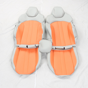 Housses de siège de voiture de luxe GANE, ensemble complet quatre saisons, entièrement enveloppantes, en cuir respirant, 10 pièces, 5 places - Product Image 1
