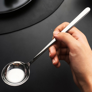 Cuillère en acier inoxydable 316, manche droit, tête ronde, passe au lave-vaisselle, cuillère à soupe, usage domestique - Product Image 3