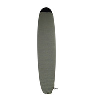 Chaussette de surf extensible en tissu personnalisée 9.6' à rayures pour longboard