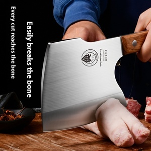 Hacha de cuchillero para cortar huesos, cuchillo de carnicero grueso para deshuesar y picar huesos - Product Image 4
