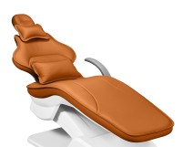 Fauteuil dentaire de luxe fourni par l'usine, unité dentaire complète avec lampe dentaire à 6 LED/unité de traitement dentaire pour usage clinique