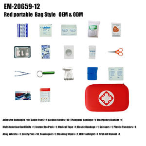 Proveedor de Kits de Primeros Auxilios Tácticos Mini de Alta Calidad al por Mayor, con Suministros Médicos de Emergencia, Kit de Viaje y Camping para Exteriores - Product Image 4