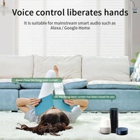 SLS Tuya WiFi RF433 Module de commutateur de rideau aveugle Max 16A courant pour volet roulant fonctionne Google Home Alexa Smart Home System