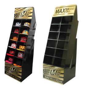 Expositor de Cartón Personalizado para Gorras de Béisbol, Expositor de Pared o de Pie, Expositor de Papel para Gorras - Product Image 1